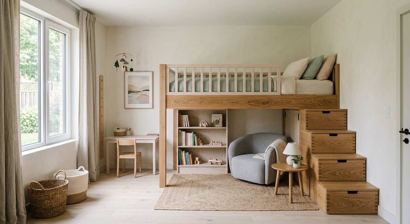 Chambres d'enfant sur mesure — Atelier Monesia Belgique