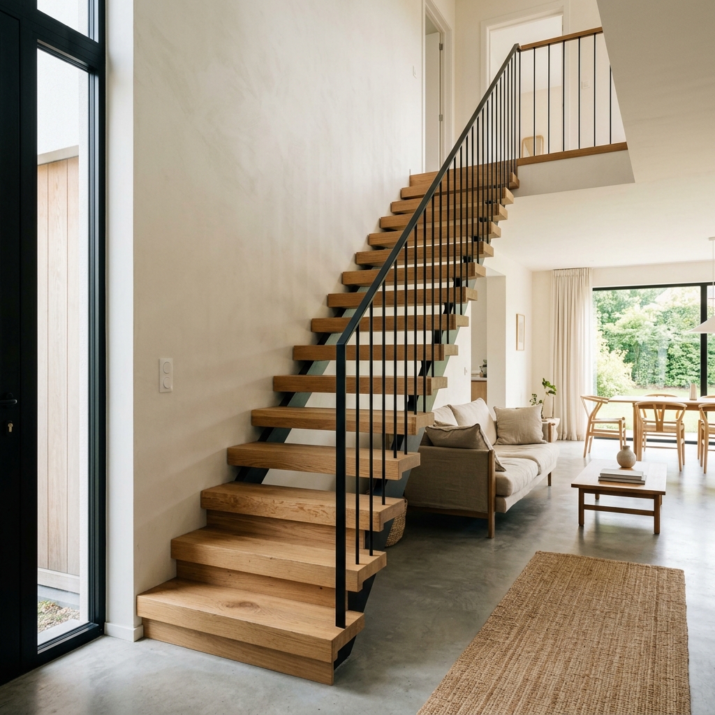 Escaliers sur mesure sur mesure — Atelier Monesia Belgique
